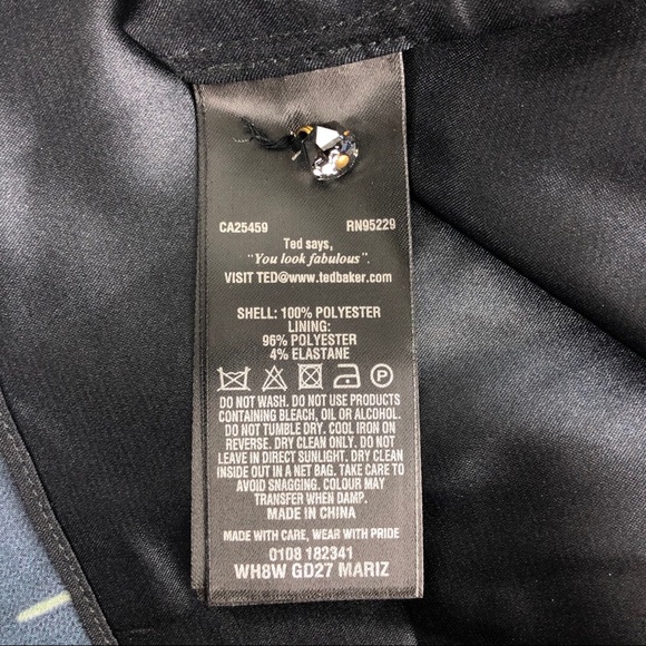 Ted Baker RARE Mariz Hampton Floral Long Maxi Gown Dress - Picture 8 of 8